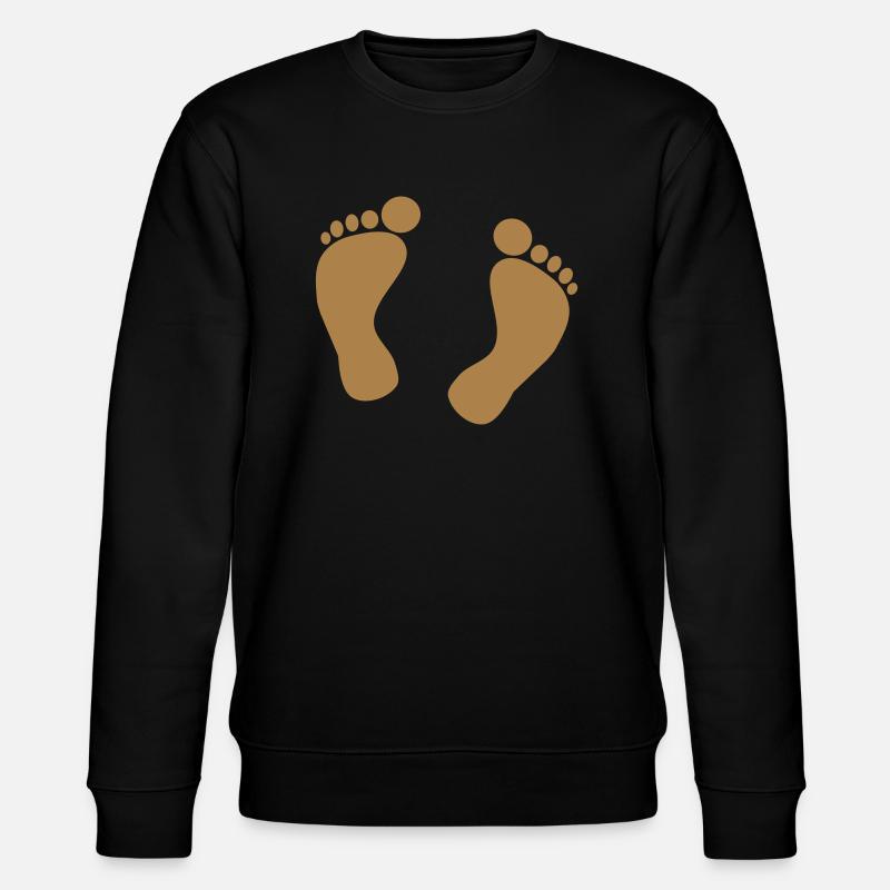 ślad stopy - Ekologiczna bluza unisex Stanley/Stella CHANGER - czarny