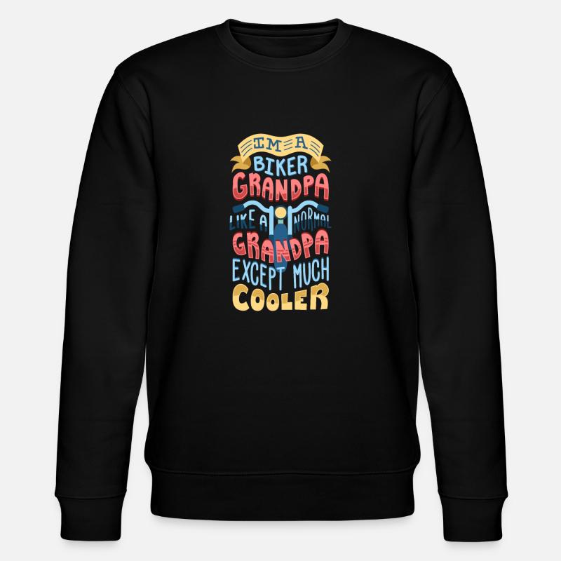 Motard papy - Sweat bio CHANGER Stanley/Stella Unisexe - noir