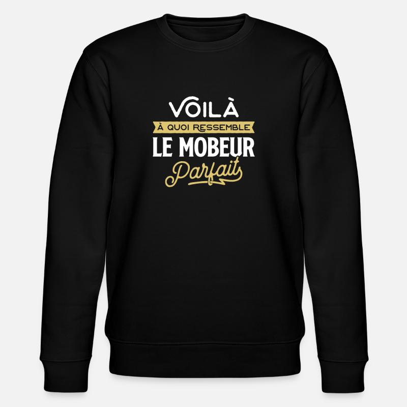 Le mobeur parfait cadeau - Sweat bio CHANGER Stanley/Stella Unisexe - noir