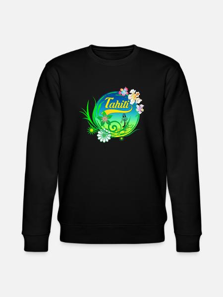 tahiti design 01 - Sweat bio CHANGER Stanley/Stella Unisexe - noir