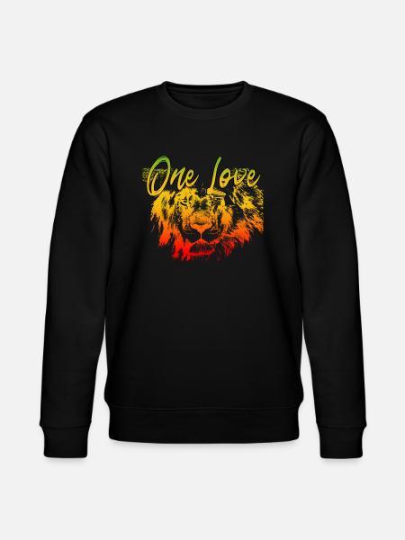 One Love - Stanley/Stella Unisex Bio-Sweatshirt CHANGER  - Schwarz