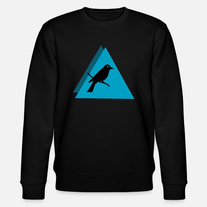 Bird Vogel - Stanley/Stella Unisex Bio-Sweatshirt CHANGER  - Schwarz