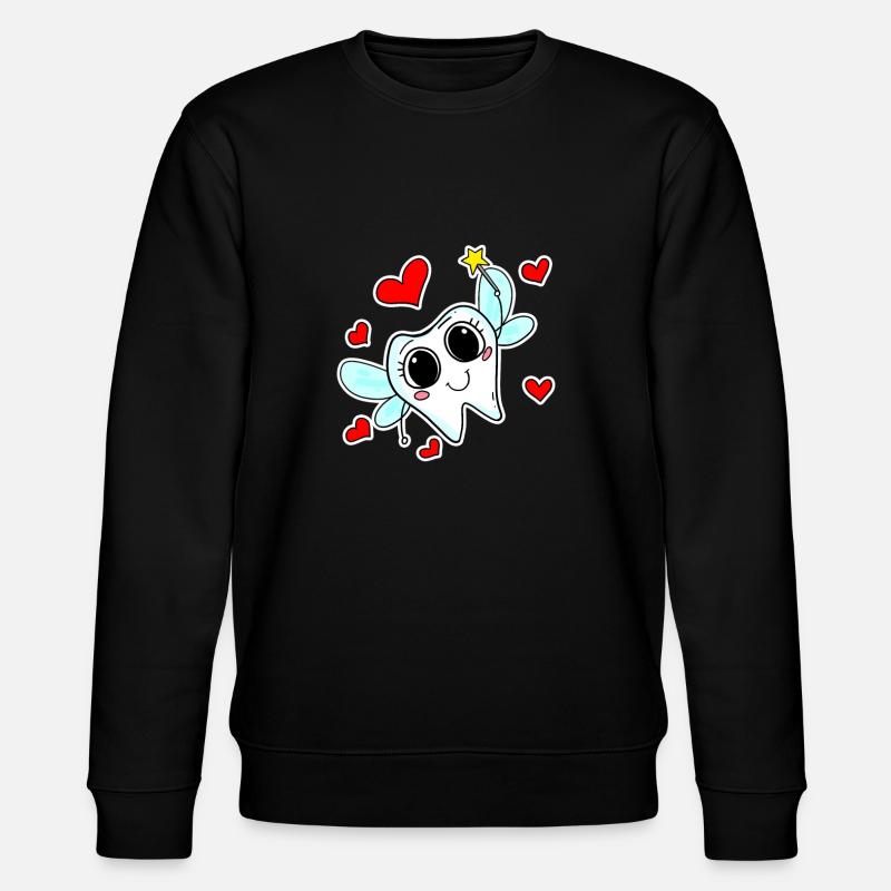 Tooth fairy tooth magic - Stanley/Stella CHANGER Unisex Organic Sweatshirt - black