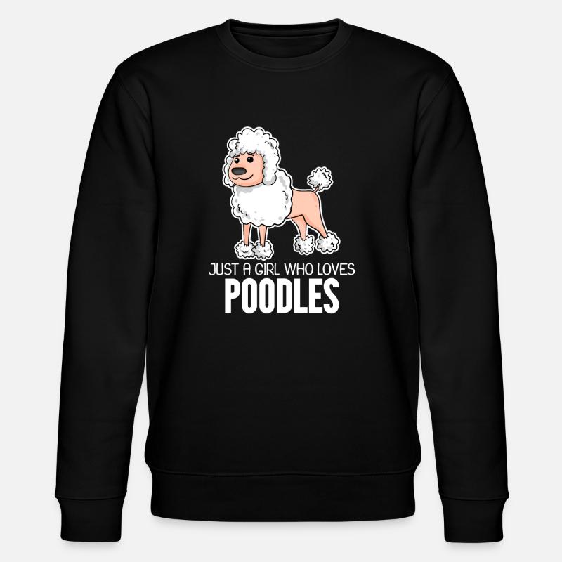 Pudel Hund - Stanley/Stella Unisex Bio-Sweatshirt CHANGER  - Schwarz