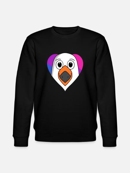Bisexual Seagull Gift - Stanley/Stella CHANGER Unisex Organic Sweatshirt - black