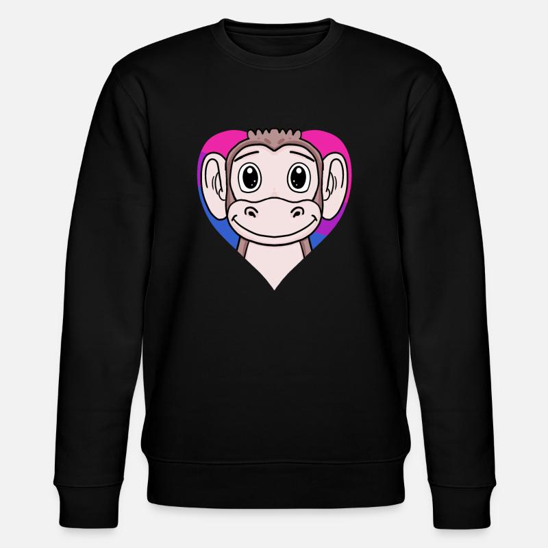 Cadeau de singe bisexuel - Sweat bio CHANGER Stanley/Stella Unisexe - noir