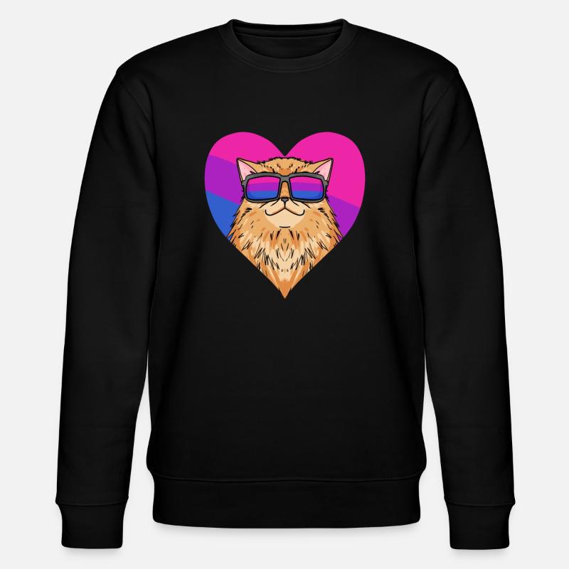 Cadeau de chat persan bisexuel - Sweat bio CHANGER Stanley/Stella Unisexe - noir