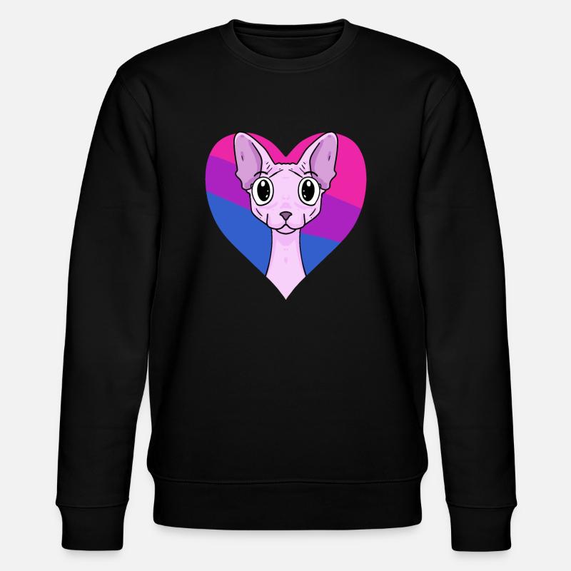 Cadeau bisexuel Sphynx Cat - Sweat bio CHANGER Stanley/Stella Unisexe - noir