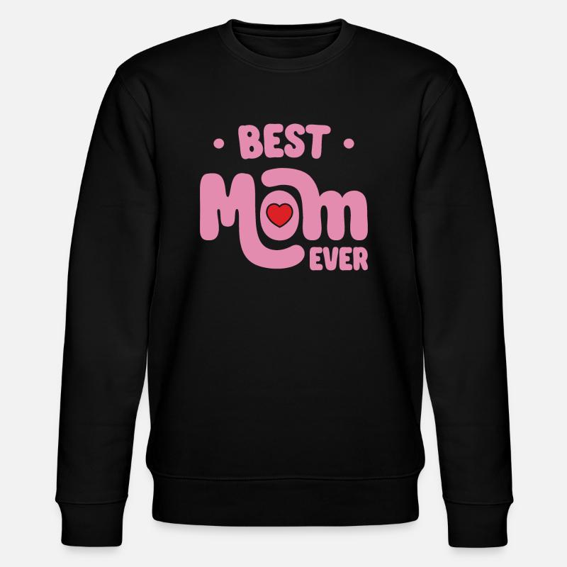 Beste Mutter aller Zeiten - Stanley/Stella Unisex Bio-Sweatshirt CHANGER  - Schwarz