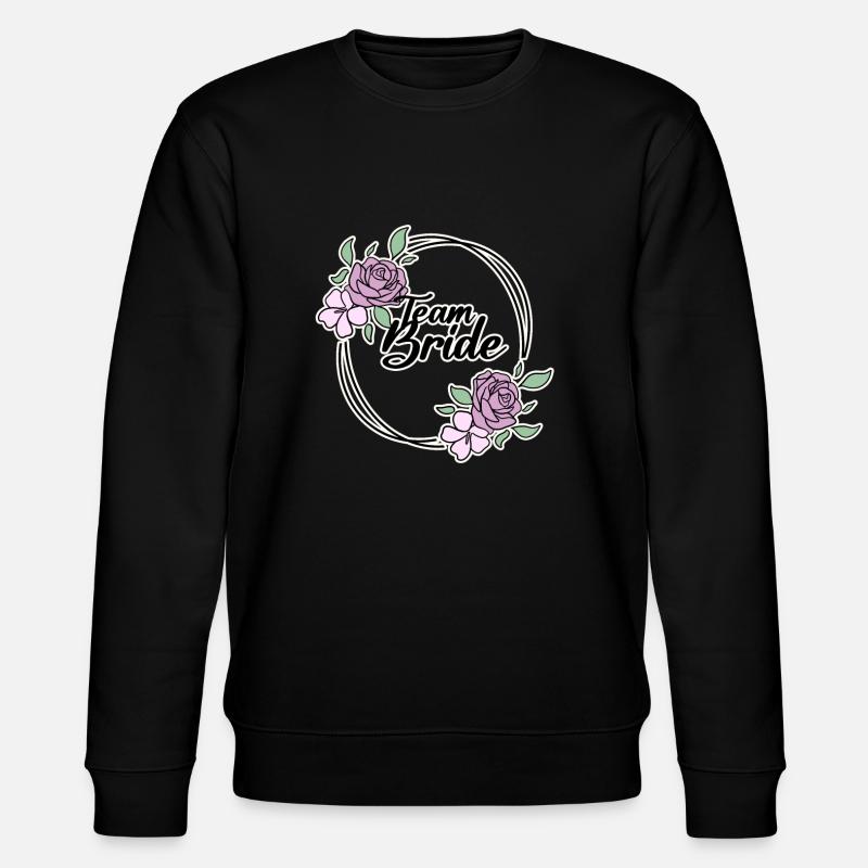 Team Bride - Stanley/Stella CHANGER Unisex Organic Sweatshirt - black
