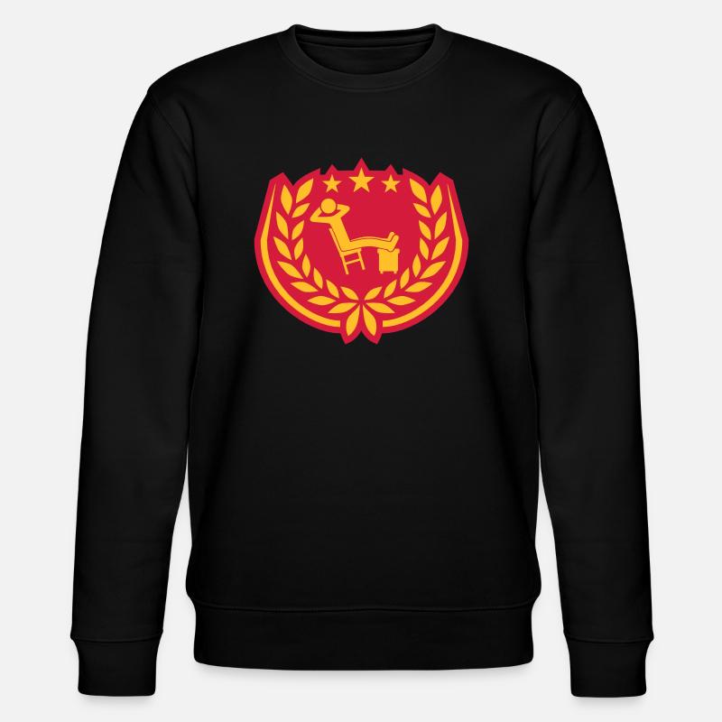 Laurel Wreath Man Icône détendue - Sweat bio CHANGER Stanley/Stella Unisexe - noir