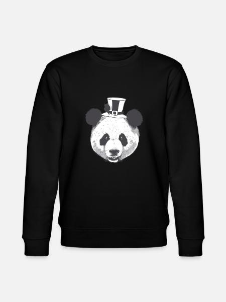 Asia Capodanno Panda Orso Orso Portafortuna Cina - Felpa ecologica unisex CHANGER di Stanley/Stella - nero