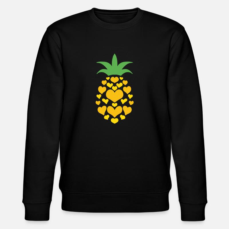 Cœur d’ananas - Sweat bio CHANGER Stanley/Stella Unisexe - noir