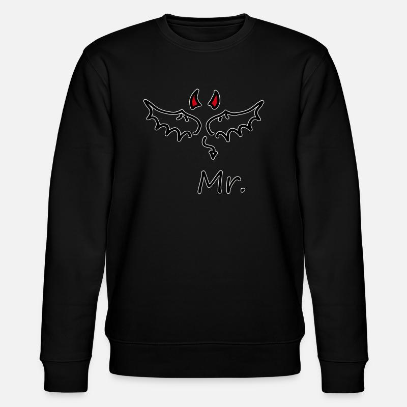 Hochzeit, Bräutigam, Junggesellenabschied - Stanley/Stella Unisex Bio-Sweatshirt CHANGER  - Schwarz