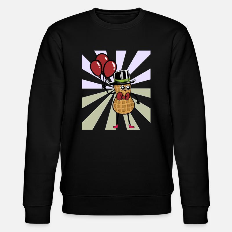 Cacahuète Gaieté Joyeux anniversaire - Sweat bio CHANGER Stanley/Stella Unisexe - noir