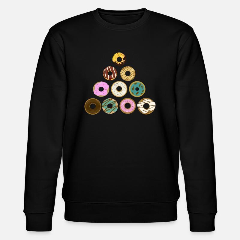 donut tree - Stanley/Stella CHANGER Unisex Organic Sweatshirt - black