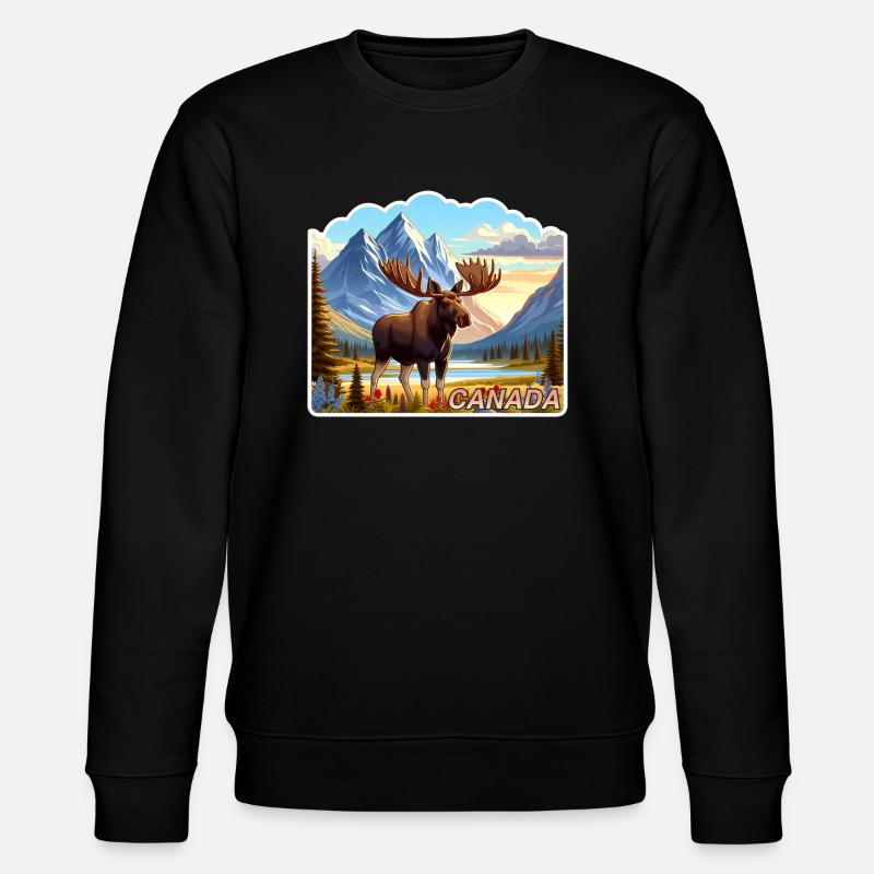 Canada 15 - Sweat bio CHANGER Stanley/Stella Unisexe - noir