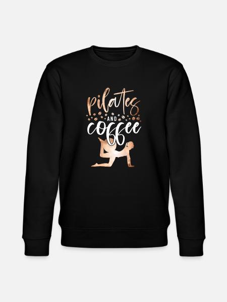 Pilates Instructor Teacher Coffee - Stanley/Stella CHANGER Unisex Organic Sweatshirt - black