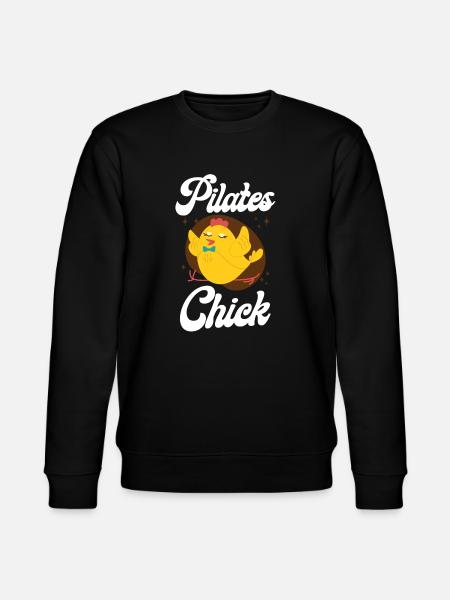 Pilates Instructor Teacher Chicken - Stanley/Stella CHANGER Unisex Organic Sweatshirt - black