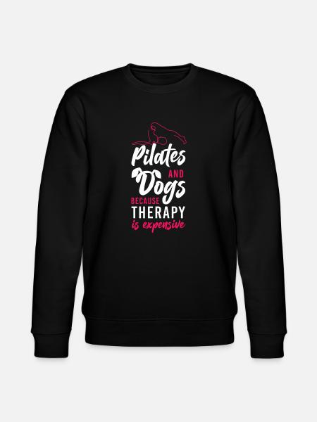 Pilates Instructor Teacher Dog - Stanley/Stella CHANGER Unisex Organic Sweatshirt - black