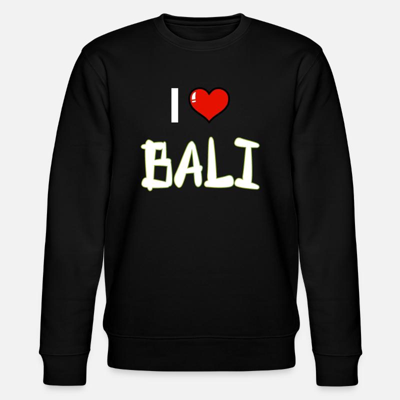 Bali - Indonesien - Stanley/Stella Unisex Bio-Sweatshirt CHANGER  - Schwarz