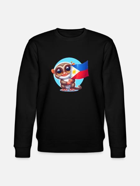Tarsier Philippines - Stanley/Stella CHANGER Unisex Organic Sweatshirt - black