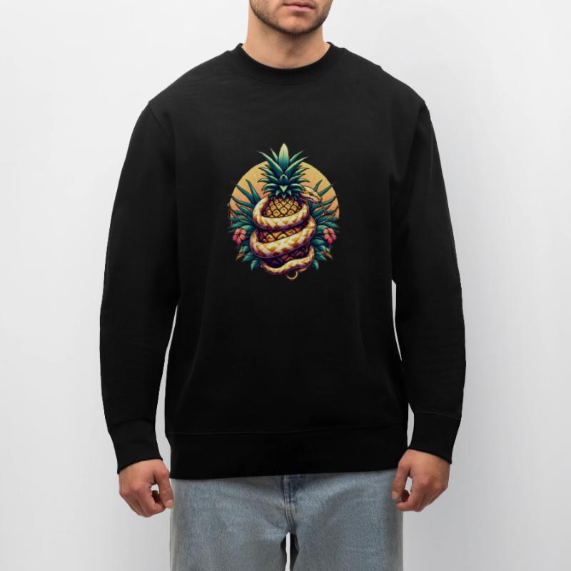 Python around pineapple Stanley/Stella CHANGER Unisex Organic Sweatshirt
