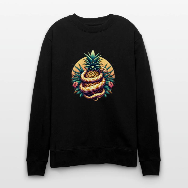 Python around pineapple Stanley/Stella CHANGER Unisex Organic Sweatshirt