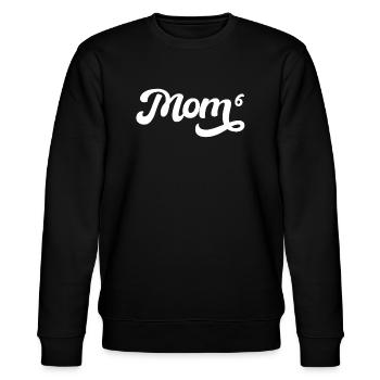 Maman Haute 6 Fête des Mères Maman 6 Enfants Cadeau - Sweat bio CHANGER Stanley/Stella Unisexe - noir - Devant - Nik (191cm) & Marisol (170cm)