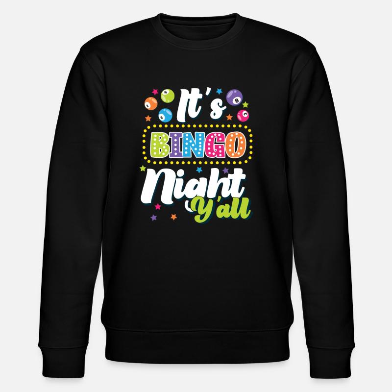 Bingo Player It's Bingo Night - Stanley/Stella Unisex Bio-Sweatshirt CHANGER  - Schwarz
