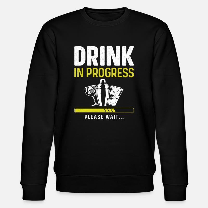 Bartender Mixologist Drink In - Stanley/Stella CHANGER Unisex Organic Sweatshirt - black