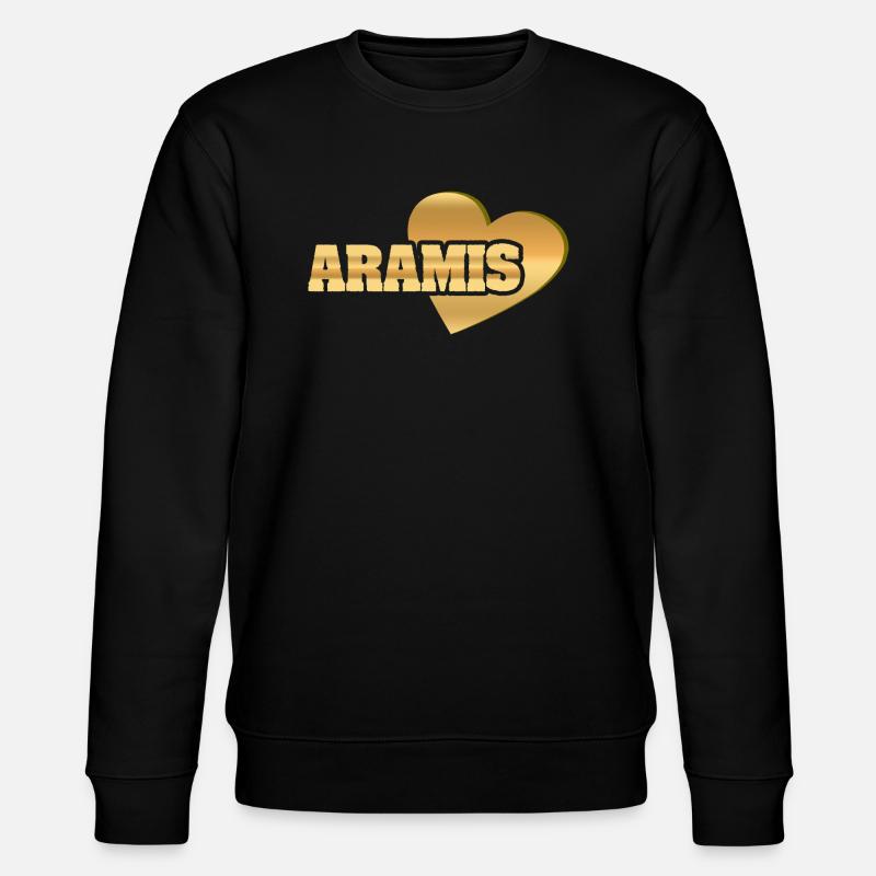 Aramis comme or - Sweat bio CHANGER Stanley/Stella Unisexe - noir