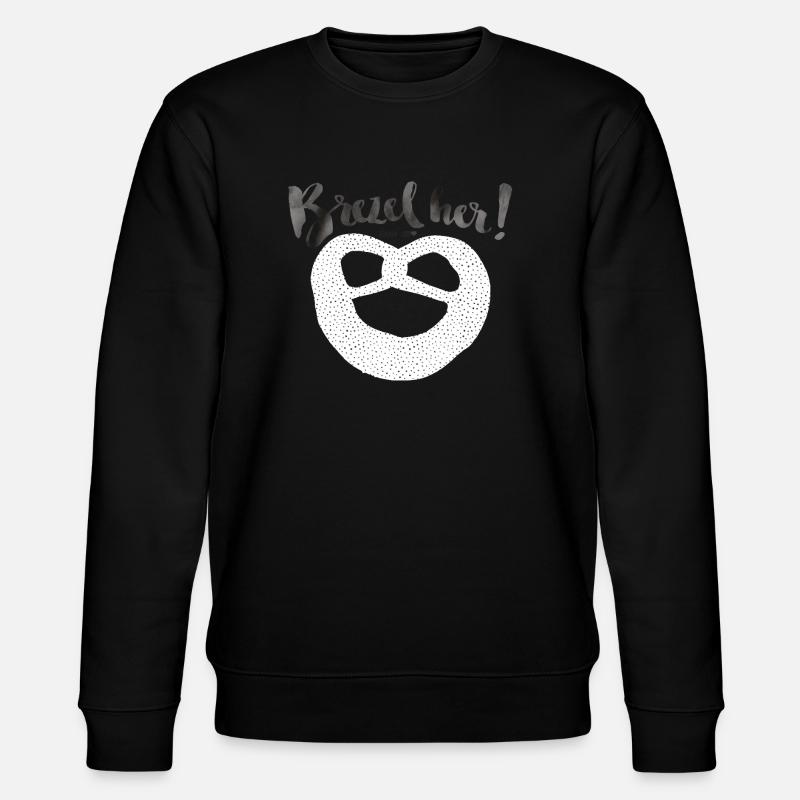 Brezel Her! Dotties - Stanley/Stella Unisex Bio-Sweatshirt CHANGER  - Schwarz