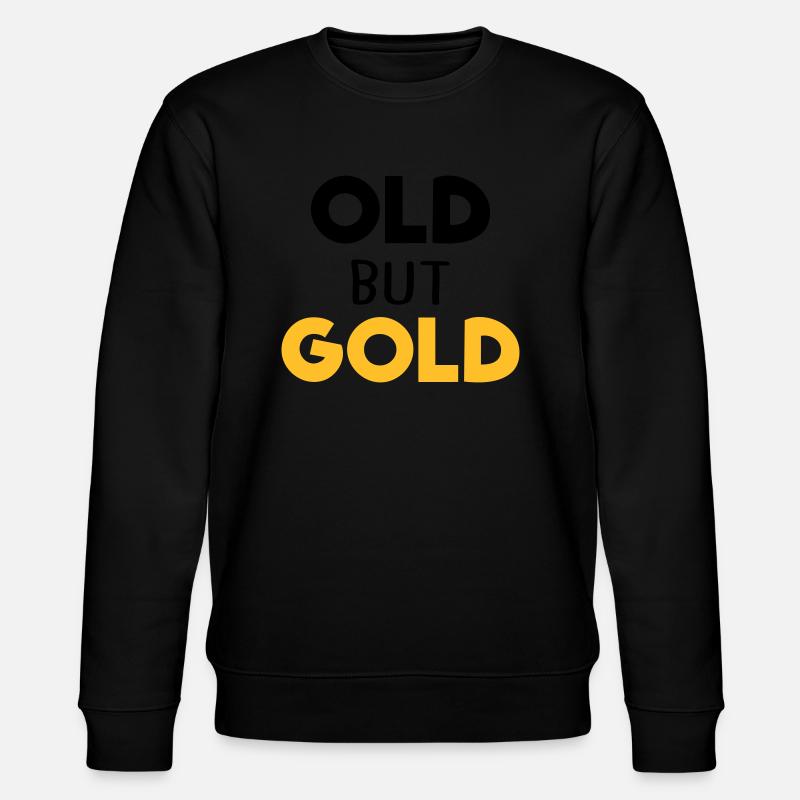 old but gold - Stanley/Stella Unisex Bio-Sweatshirt CHANGER  - Schwarz