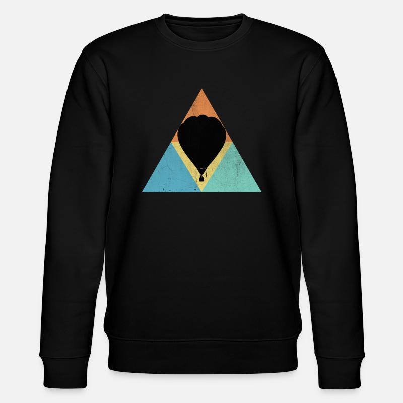 Heißluftballon - Stanley/Stella Unisex Bio-Sweatshirt CHANGER  - Schwarz