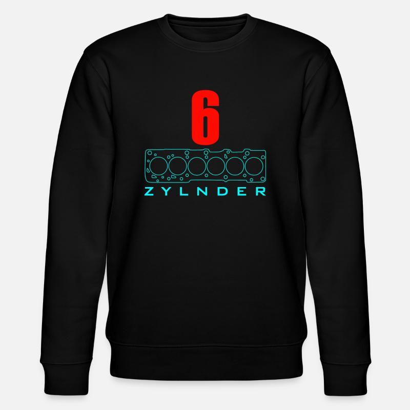 6 Zylinder - Stanley/Stella Unisex Bio-Sweatshirt CHANGER  - Schwarz