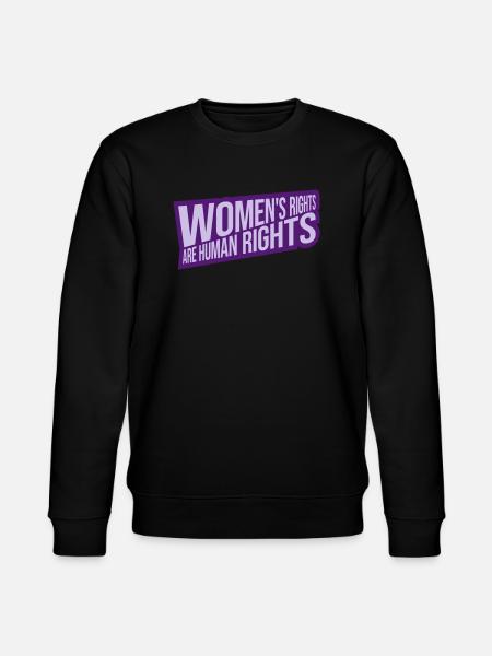 womens rights feminist quote - Stanley/Stella CHANGER Unisex Organic Sweatshirt - black