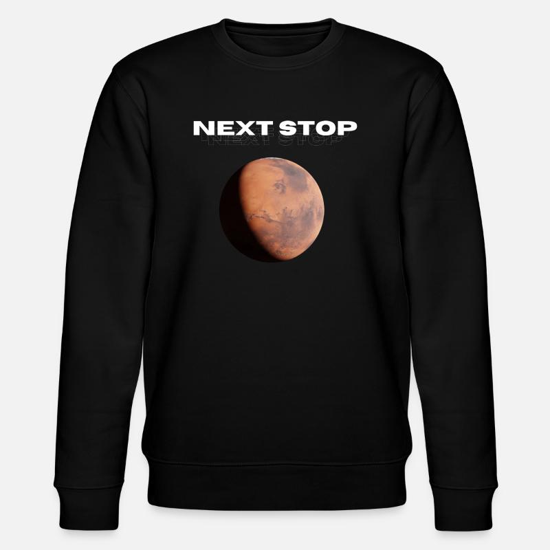 Next Stop - Stanley/Stella Unisex Bio-Sweatshirt CHANGER  - Schwarz
