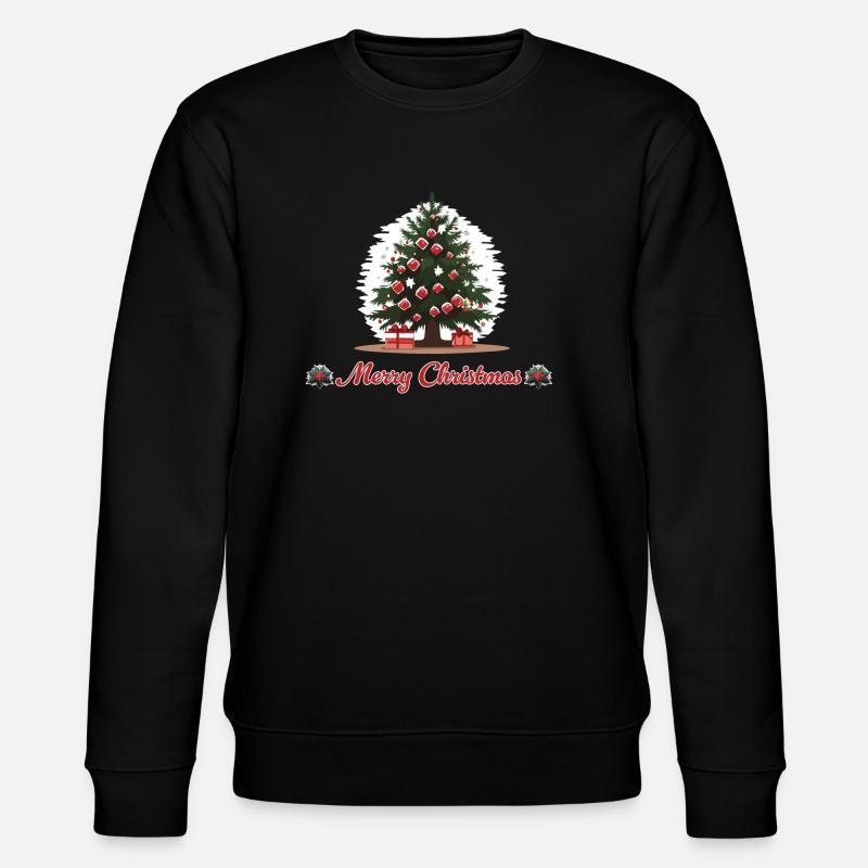 Merry Christmas - Stanley/Stella Unisex Bio-Sweatshirt CHANGER  - Schwarz