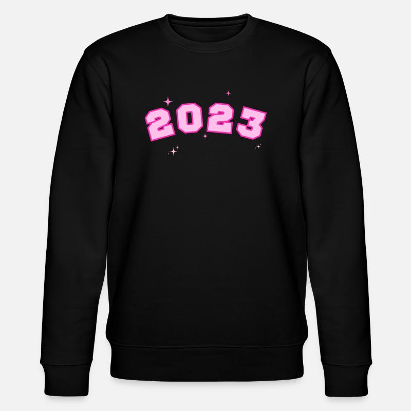 2023 Stern Rosa - Stanley/Stella Unisex Bio-Sweatshirt CHANGER  - Schwarz