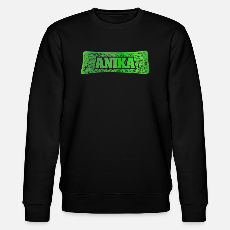Gift for Anika - Stanley/Stella CHANGER Unisex Organic Sweatshirt - black