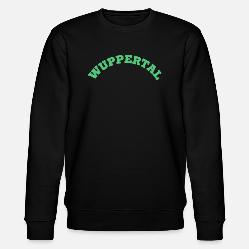 Wuppertal - Stanley/Stella Unisex Bio-Sweatshirt CHANGER  - Schwarz