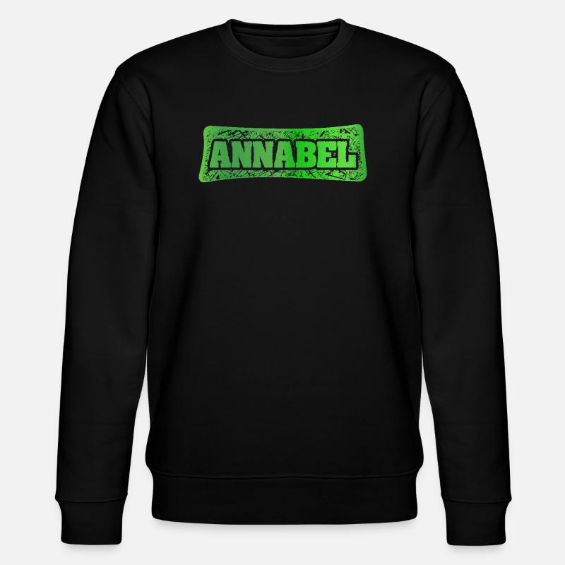 Annabel as a first name - Stanley/Stella CHANGER Unisex Organic Sweatshirt - black