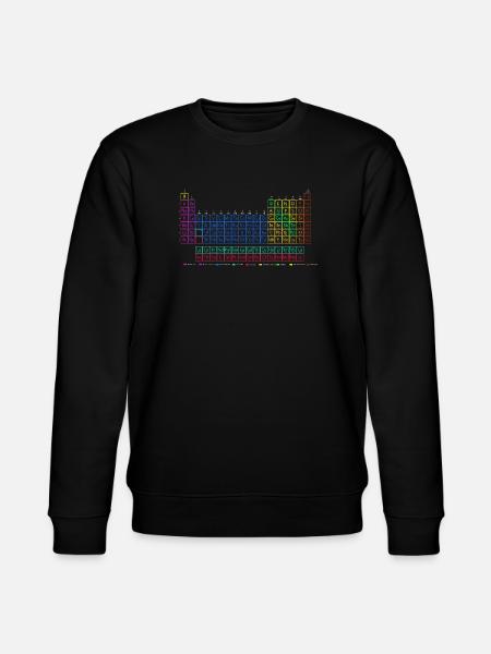 Periodensystem der chemischen Elemente. - Stanley/Stella Unisex Bio-Sweatshirt CHANGER - Schwarz