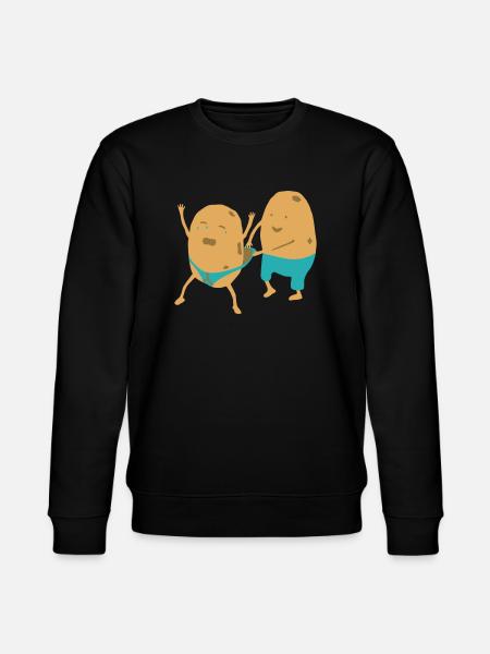 Potato Wedgie - Stanley/Stella CHANGER Unisex Organic Sweatshirt - black