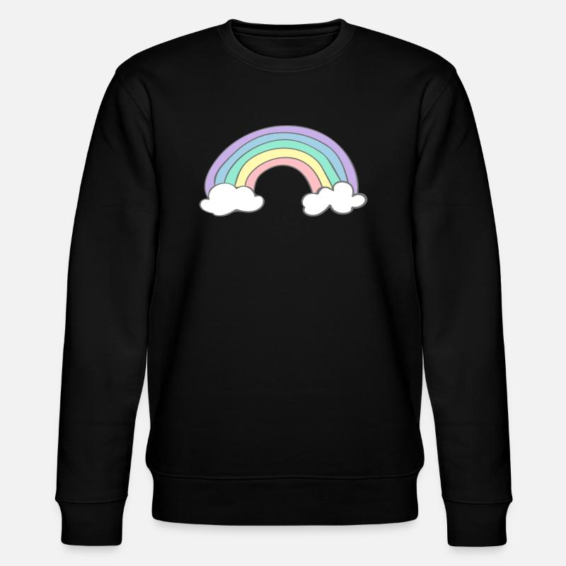 Regenbogen - Stanley/Stella Unisex Bio-Sweatshirt CHANGER  - Schwarz