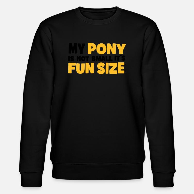 Pony - Stanley/Stella Unisex Bio-Sweatshirt CHANGER  - Schwarz