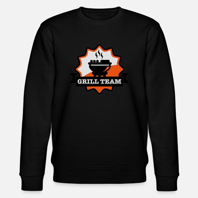 grill_team_emblem_f3 - Stanley/Stella Unisex Bio-Sweatshirt CHANGER  - Schwarz