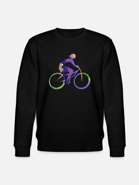 cyclist - Stanley/Stella CHANGER Unisex Organic Sweatshirt - black