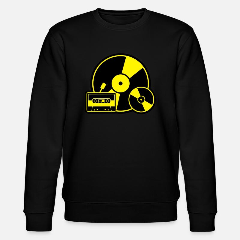 Music Evolution - Stanley/Stella CHANGER Unisex Organic Sweatshirt - black